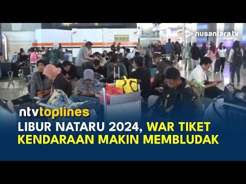 Siap-Siap! Libur Nataru 2024, Volume Penumpang Transum Mulai Padat Dimana-mana
